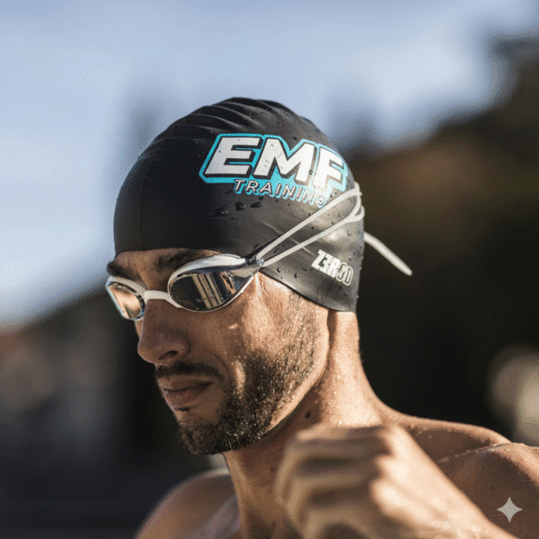 BONNET DE BAIN NOIR EMF x ZEROD – Image 2