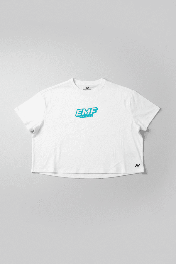 EMF x Northern Spirit I Crop Top Women Oversize White