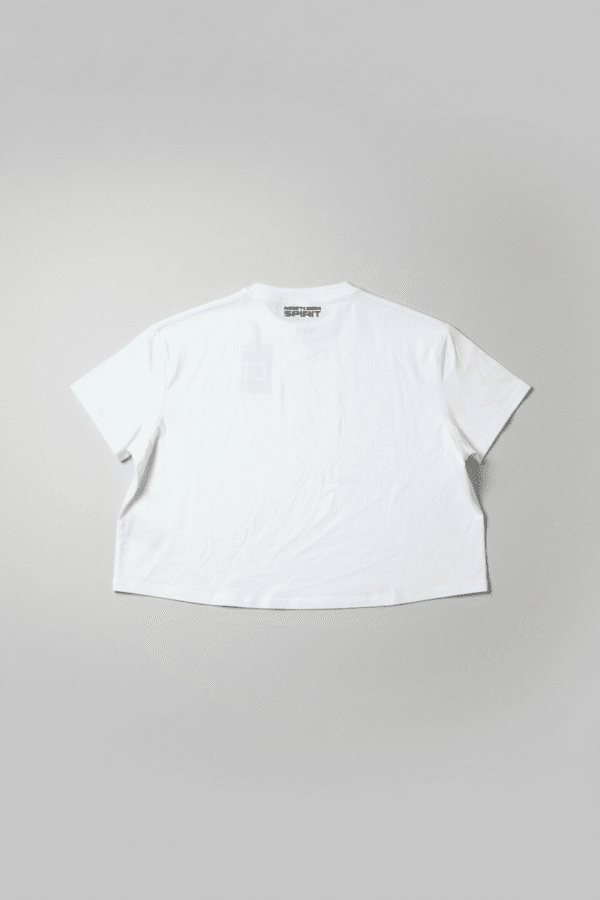 EMF x Northern Spirit I Crop Top Women Oversize White – Image 2